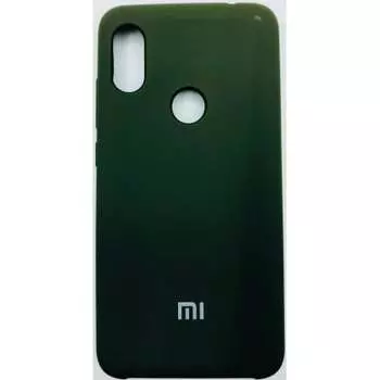 Пластиковая накладка для Xiaomi Mi Note 9 Fashion case зеленый кант