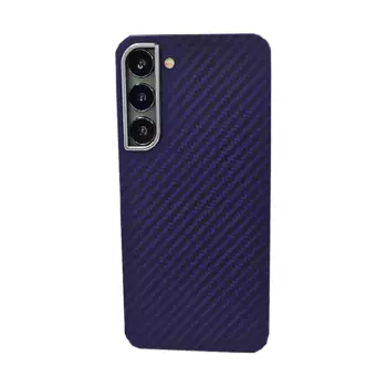 Пластиковая накладка KZDOO KEVLAR для Samsung Galaxy S23 Plus фиолетовая