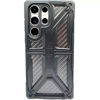 Противоударная накладка UAG Monarch для Samsung Galaxy S23 Ultra карбон