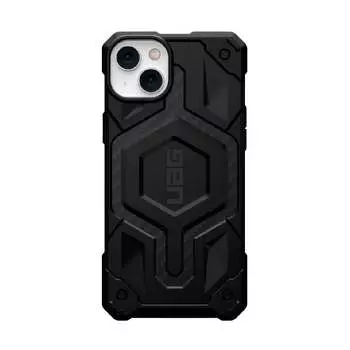 Противоударная пластиковая накладка UAG Monarch Pro MagSafe для iPhone 14 карбон черная