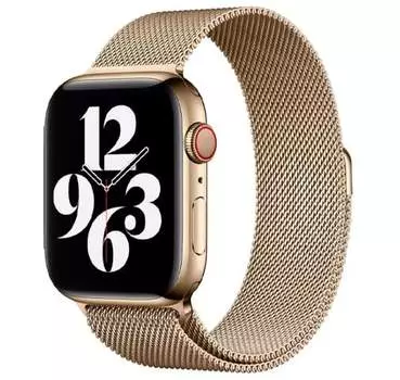 Ремешок WIWU Milano Stainless Steel Watch Band для Apple Watch 42/44mm Gold