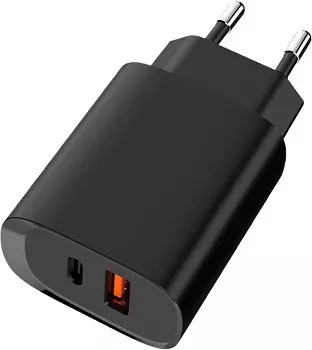 Сетевое зарядное устройство TFN 1USB 1Type-C 3А 20W черное