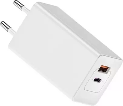 Сетевой блок GaN USB+Type-C 65W белый