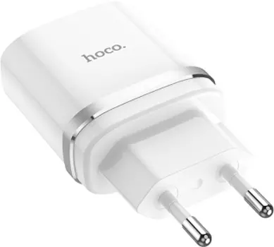 Сетевой блок Hoco 1USB 2.1A белый