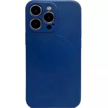 Силиконовая накладка Cabal MagSafe для iPhone 13 Pro синяя