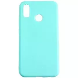 Силиконовая накладка для Huawei P20 Lite Hana бирюзовая