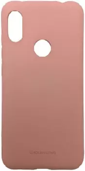 Силиконовая накладка для Huawei P20 Lite Hana розовая