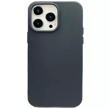 Силиконовая накладка для iPhone 14 Pro (SC) черная