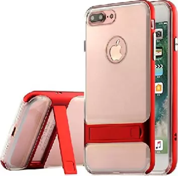 Силиконовая накладка для iPhone 7 Plus/8 Plus iPefet под кожу красная