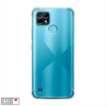Силиконовая накладка для Realme Narzo 50A прозрачная