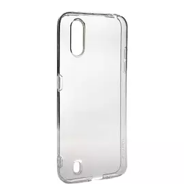 Силиконовая накладка для Samsung Galaxy A01 MONARCH прозрачная