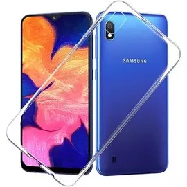 Силиконовая накладка для Samsung Galaxy A10 прозрачная