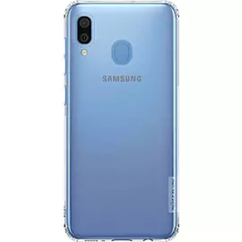 Силиконовая накладка для Samsung Galaxy А20/A30 Nillkin прозрачная