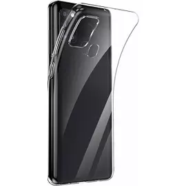 Силиконовая накладка для Samsung Galaxy A21s прозрачная