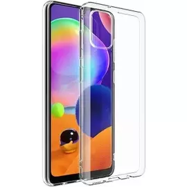 Силиконовая накладка для Samsung Galaxy A31 прозрачная