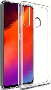 Силиконовая накладка для Samsung Galaxy A60 прозрачная