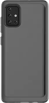 Силиконовая накладка для Samsung Galaxy A71 araree A cover черный