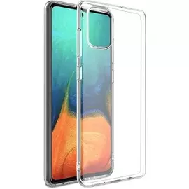 Силиконовая накладка для Samsung Galaxy A71 прозрачная
