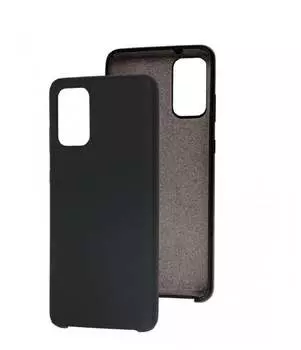 Силиконовая накладка для Samsung Galaxy A72 черная