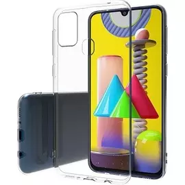 Силиконовая накладка для Samsung Galaxy M31 прозрачная