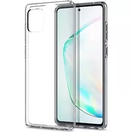 Силиконовая накладка для Samsung Galaxy Note10 Lite/A81 прозрачная