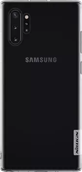 Силиконовая накладка для Samsung Galaxy Note10 Plus Nillkin прозрачная