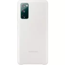 Силиконовая накладка для Samsung Galaxy S20 FE Silicone Cover белый