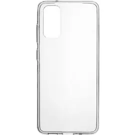Силиконовая накладка для Samsung Galaxy S20 прозрачная