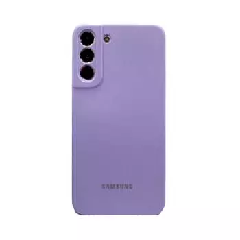 Силиконовая накладка для Samsung Galaxy S22 Plus Premium (SC) светло-фиолетовая