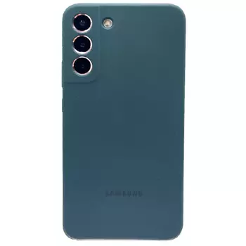 Силиконовая накладка для Samsung Galaxy S22 Plus Silicone Cover зеленая