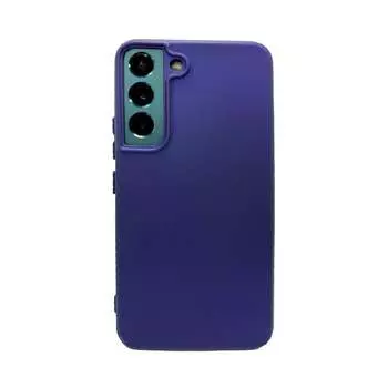 Силиконовая накладка для Samsung Galaxy S22 (SС) фиолетовая