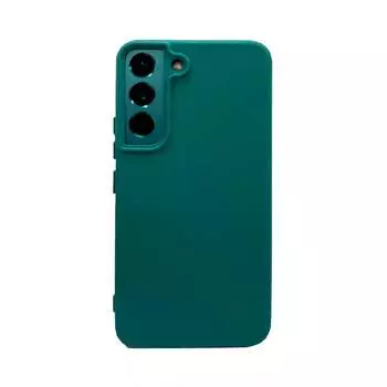 Силиконовая накладка для Samsung Galaxy S22 (SС) зеленая