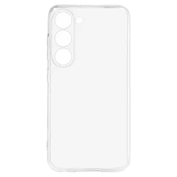 Силиконовая накладка для Samsung Galaxy S24 прозрачная