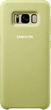 Силиконовая накладка для Samsung Galaxy S8 Silicone Cover зеленая