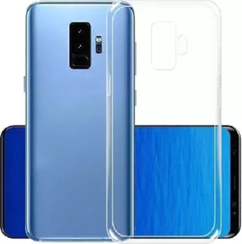 Силиконовая накладка для Samsung Galaxy S9 Plus прозрачная