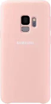 Силиконовая накладка для Samsung Galaxy S9 Slicone Cover розовая