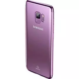 Силиконовая накладка для Samsung Galaxy S9 Usams Kingdom Series фиолетовый кант