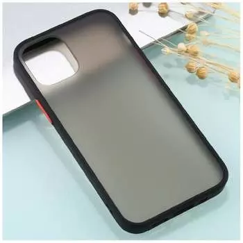 Силиконовая накладка KOTDESIGN MagSafe для iPhone 13 Pro черный кант