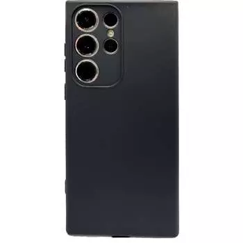 Силиконовая накладка Monarch для Samsung Galaxy S23 Ultra черная