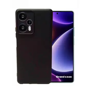 Силиконовая накладка Partner для Poco F5 5G New черная