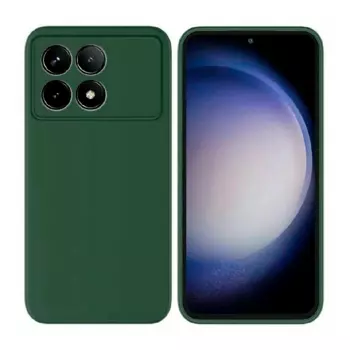 Силиконовая накладка Partner для Xiaomi Poco X6 (SC) зеленая