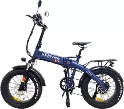 Складной электровелосипед xDevice xBicycle 20 FAT SE синий графит