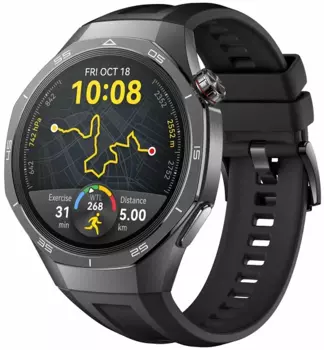 Смарт-часы Huawei Watch GT 5 Pro (VLI-B29) 46mm black (черный) ремешок из фторэластомера черный EAC
