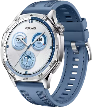 Смарт-часы Huawei Watch GT 5 (VLI-B19) 46 mm ремешок плетеный синий EAC