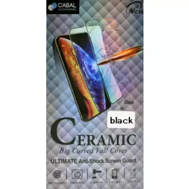 Защитное стекло Ceramic для iPhone XR/11 Cabal полноэкранное черное