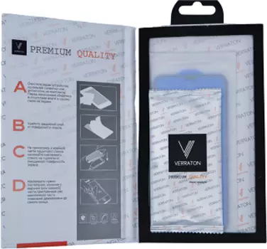 Защитное стекло Ceramic для Xiaomi RedMi Note 9 Pro Verraton полноэкранное матовое черное