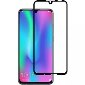 Защитное стекло для Huawei Honor 10 Lite полноэкранное черное в техпаке