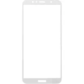Защитное стекло для Huawei Honor 7A полноэкранное белое в техпаке