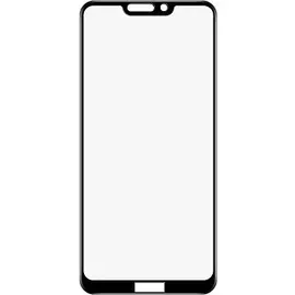Защитное стекло для Huawei Honor 8C полноэкранное черное в техпаке
