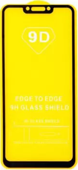 Защитное стекло для Huawei Mate 20 9D полноэкранное черное техпак